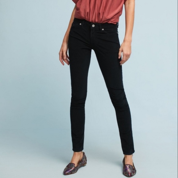 The Cords & Co Hun Corduroy Low-Rise Skinny Pants - Picture 1 of 4